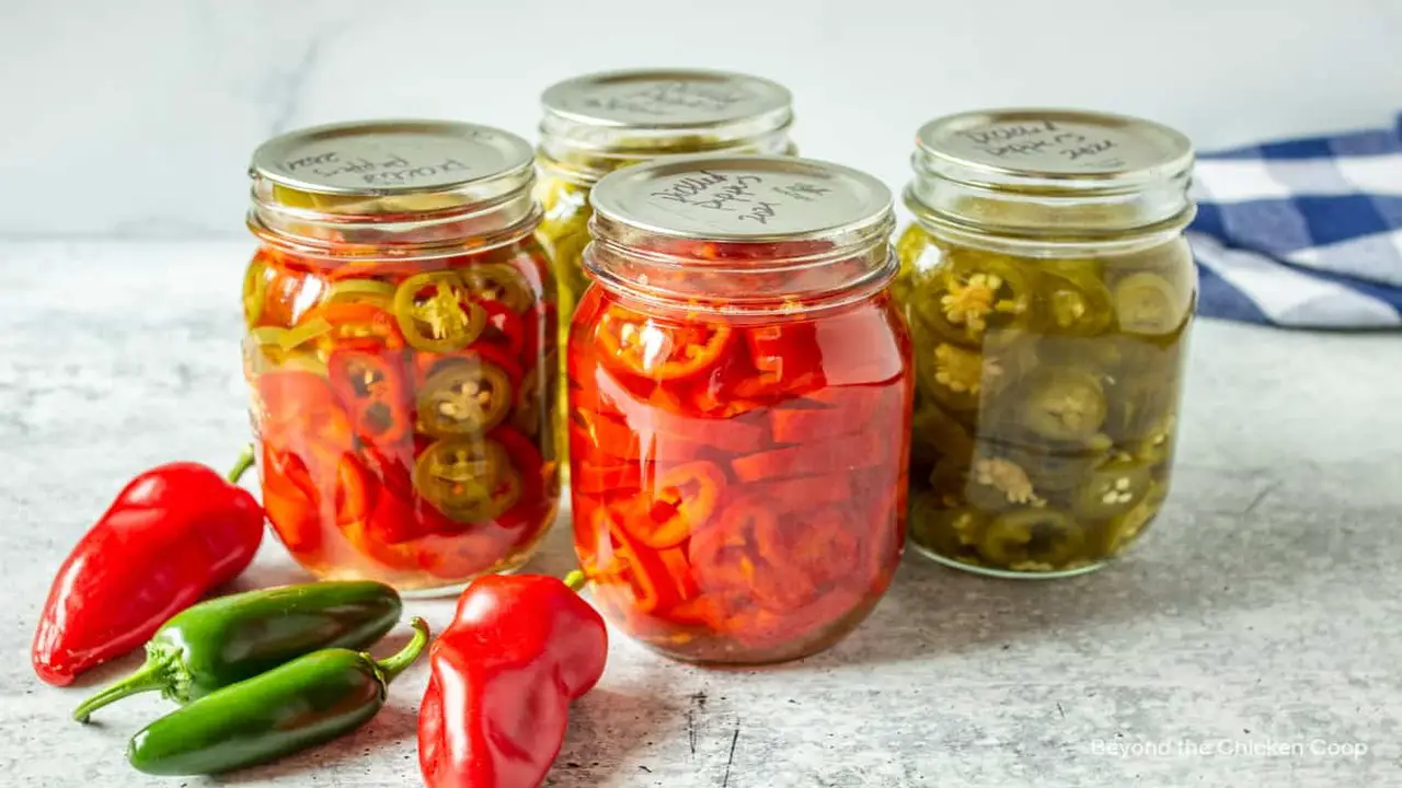 Cooking And Canning The Peppers