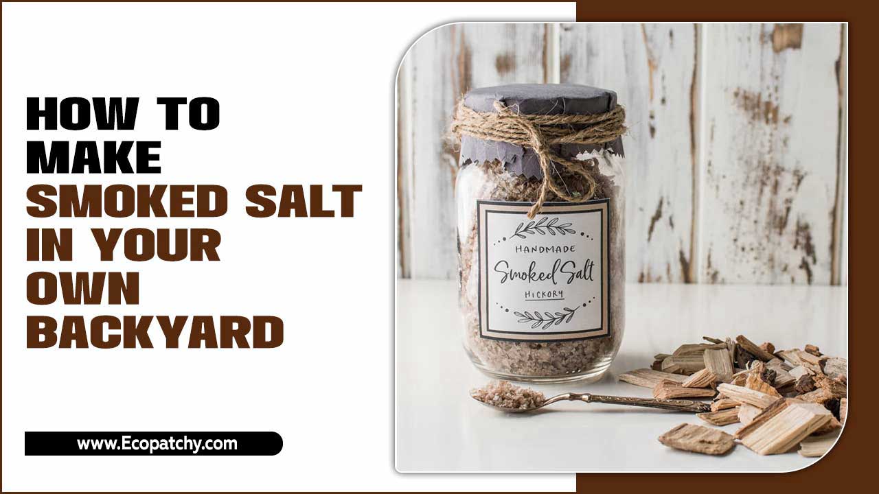 How To Make Smoked Salt In Your Own Backyard