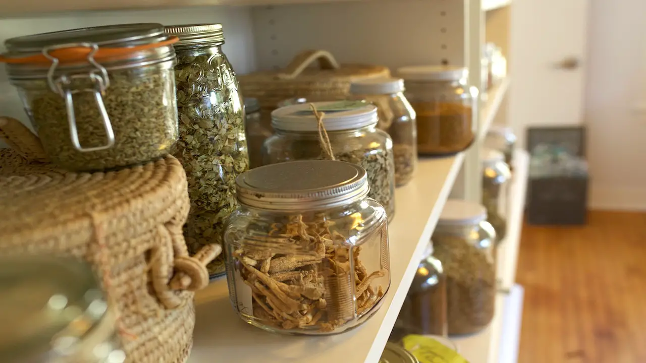 Storing And Organizing Preserved Herbs