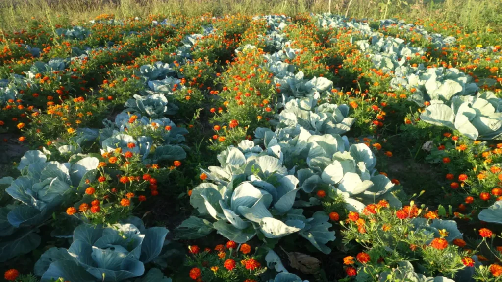 The Role Of Marigold In Cabbage Planting