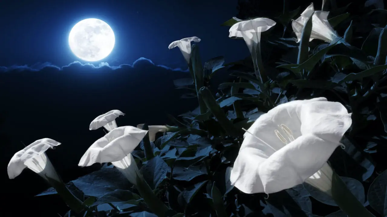 White Nightshade Flower: Enchanting Blooms For A Mystical Night