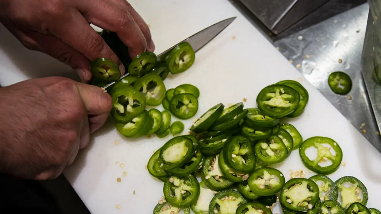 Preparing The Jalapeno Peppers