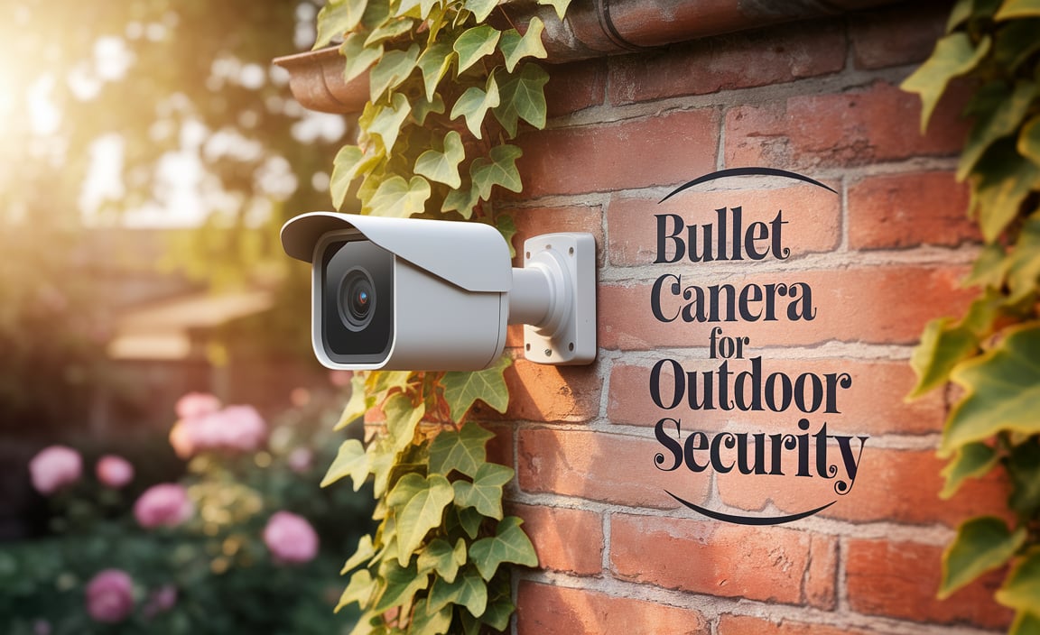 Bullet Camera For Outdoor Security