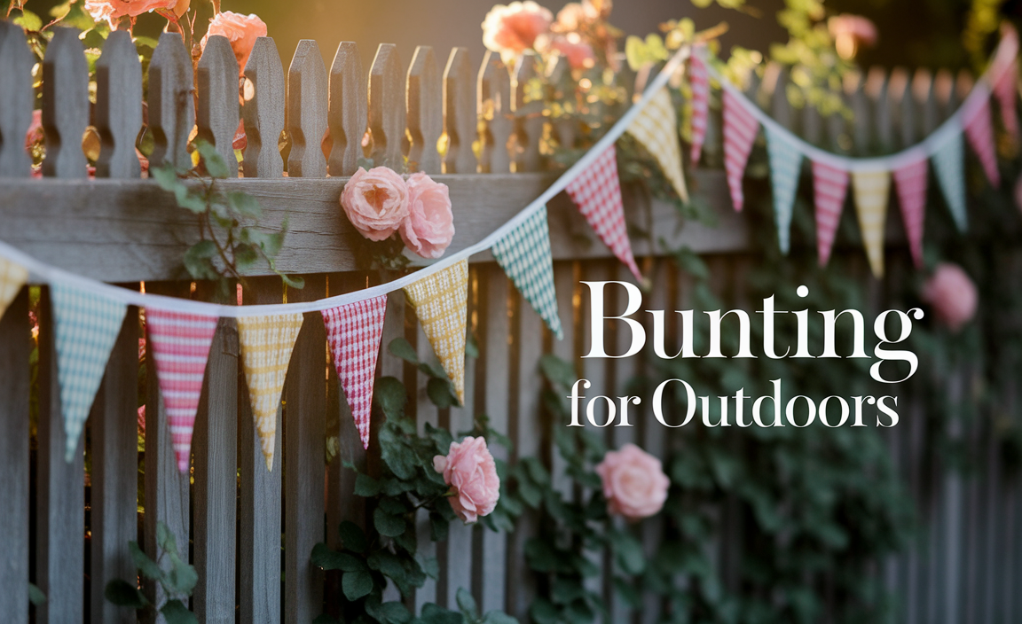 Bunting For Outdoors