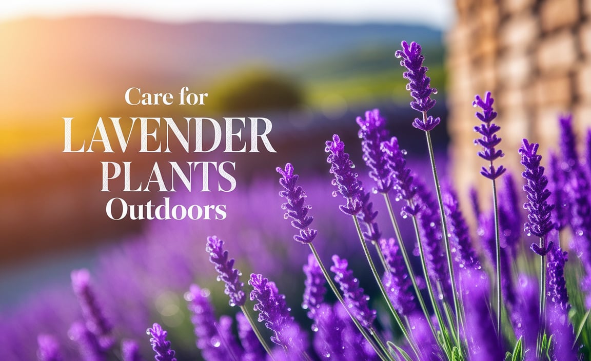 Care For Lavender Plants Outdoors