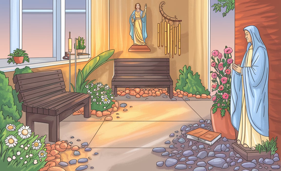 Creating a Prayer or Reflection Area with Statues