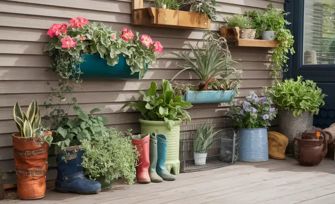 Creative Ideas For Plant Containers Outdoor - Unique Inspirations