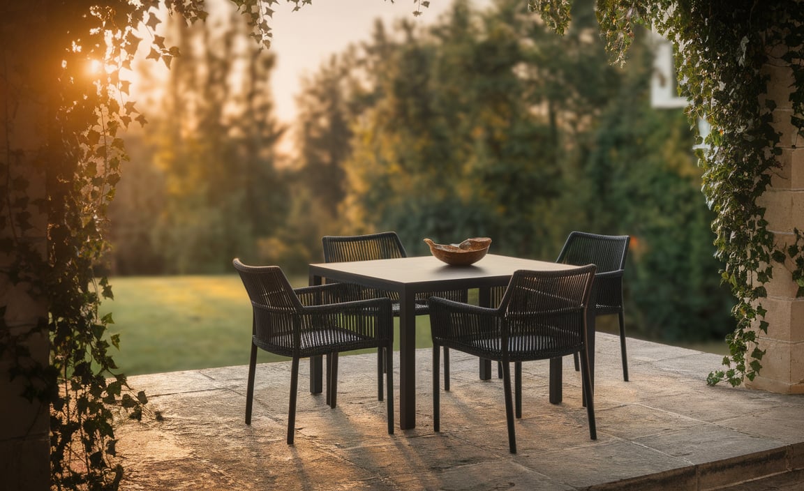 Where to Buy Black Outdoor Dining Sets