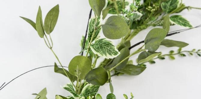 artificial garland for outdoors