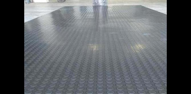 large rubber mats for outdoors