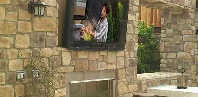 outdoor enclosure for tv