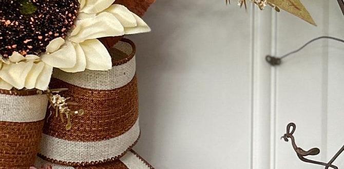 outdoor fall wreath for front door