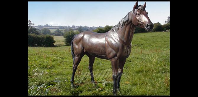 outdoor horse statues for garden