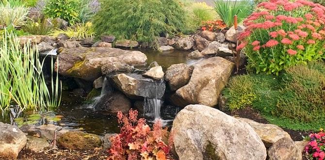 Benefits of rock waterfalls in garden design rock waterfalls for gardens Benefits of rock waterfalls in garden design rock waterfalls for gardens