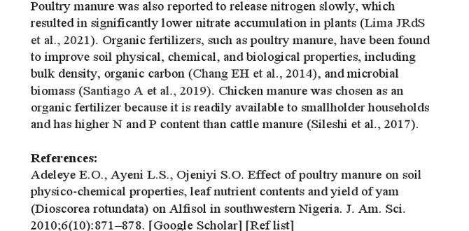 Case studies and success stories is chicken manure good for gardens