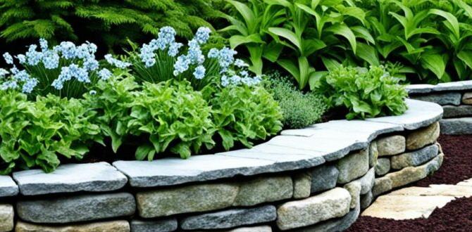 Choosing the right type of stone for your garden border stone border edging for gardens Choosing the right type of stone for your garden border stone border edging for gardens