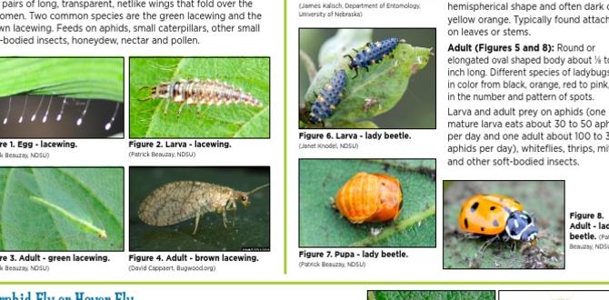 Common pest insects and their natural enemies insects for gardens
