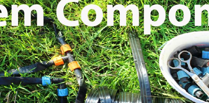 Components of a drip irrigation system drip system for gardens