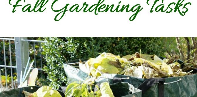 Creating a fall gardening schedule gardening for fall