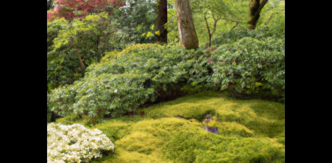 Creating contrast with nonnative species plants for japanese gardens