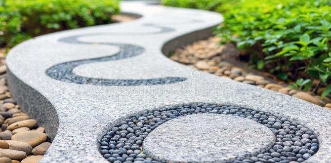 Creating pathways with stone art stone art for gardens Creating pathways with stone art stone art for gardens