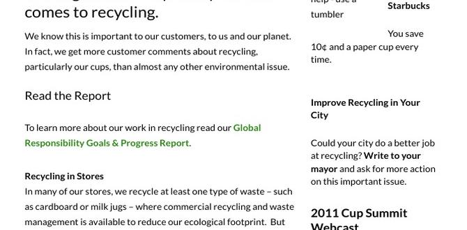 Environmental benefits of recycling starbucks grounds starbucks grounds for gardens