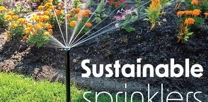 Environmental considerations tall sprinklers for gardens