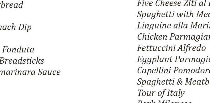 Familyfriendly meal options menu for olive gardens Familyfriendly meal options menu for olive gardens