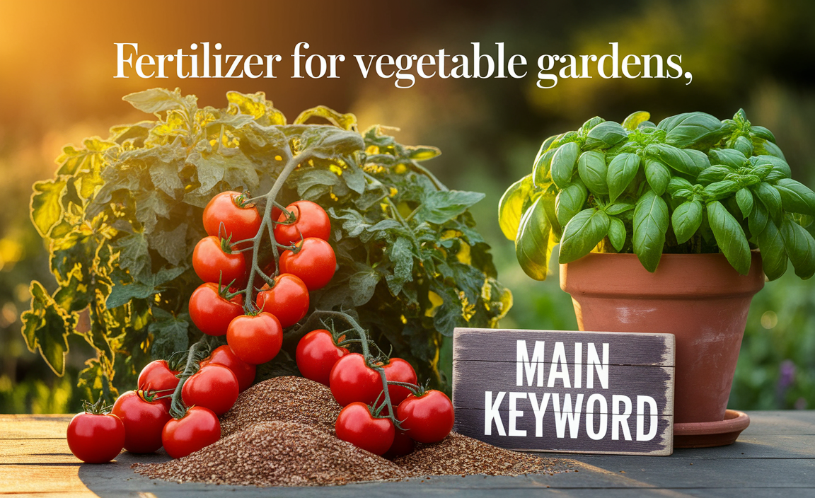 Fertilizer For Vegetable Gardens