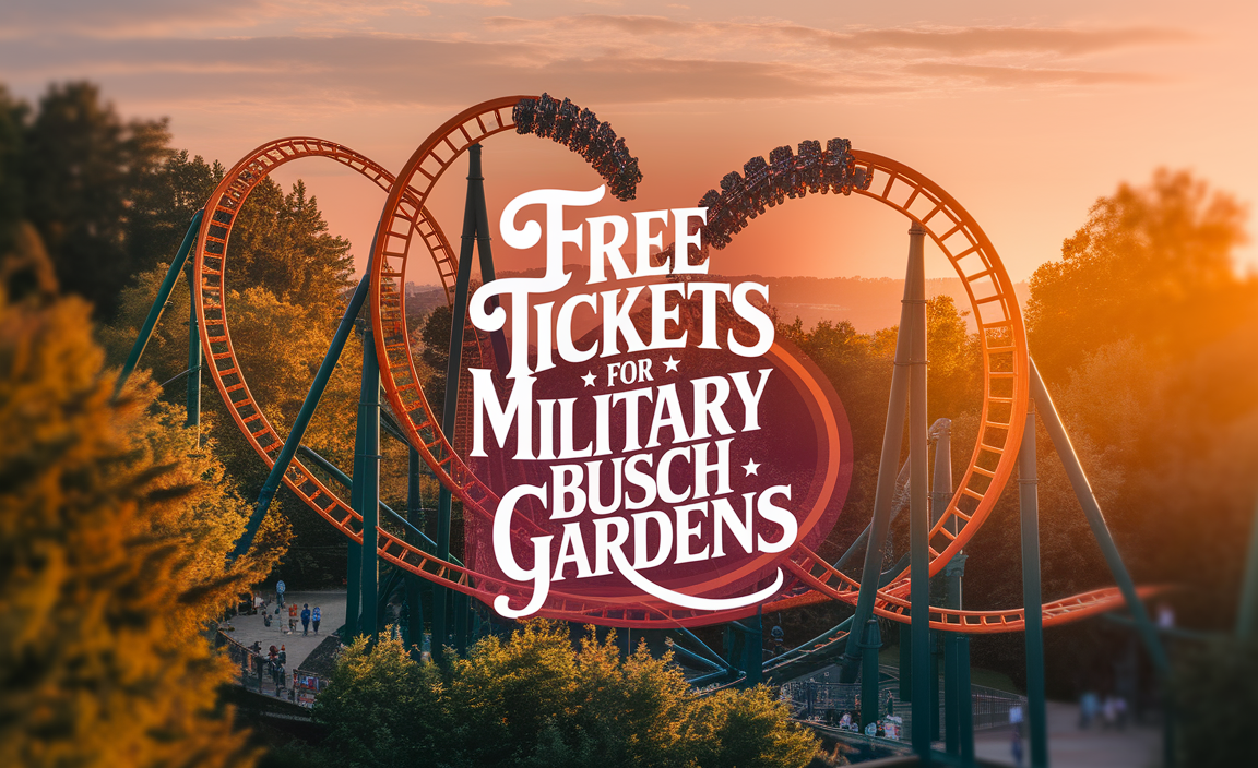 Free Tickets For Military Busch Gardens