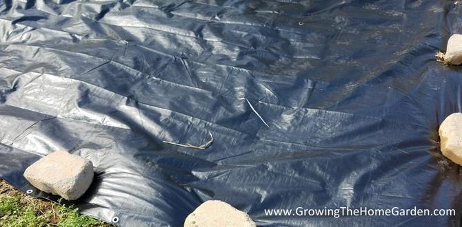How to use black tarp in your garden black tarp for gardening