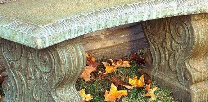 Incorporating accessories with stone benches stone benches for gardens