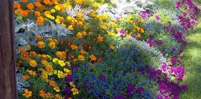 Incorporating decorative borders flower bed ideas for small gardens