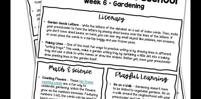 Incorporating educational concepts into gardening lesson plans for gardening with preschoolers Incorporating educational concepts into gardening lesson plans for gardening with preschoolers
