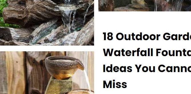Incorporating waterfall fountains into garden design waterfall fountains for gardens Incorporating waterfall fountains into garden design waterfall fountains for gardens