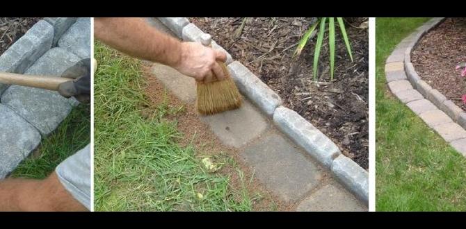 Installation process of black edging stones black edging stones for gardens Installation process of black edging stones black edging stones for gardens