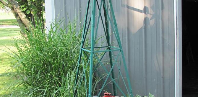 Installation process small windmills for gardens Installation process small windmills for gardens