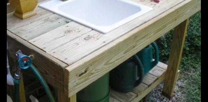 Installation tips for outdoor sinks outdoor sinks for gardens