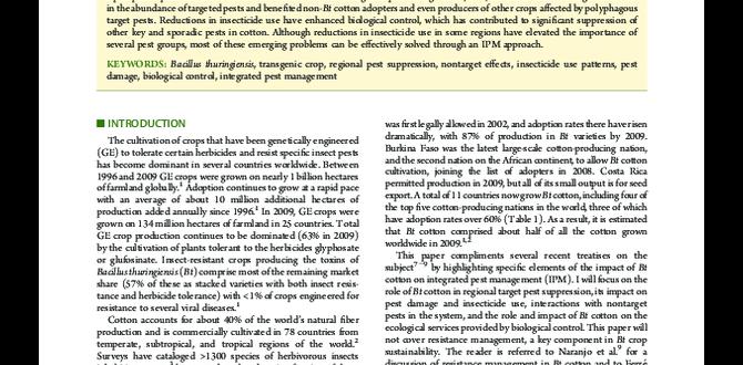 Integrated pest management: combining bt with other strategies bt for gardens Integrated pest management: combining bt with other strategies bt for gardens