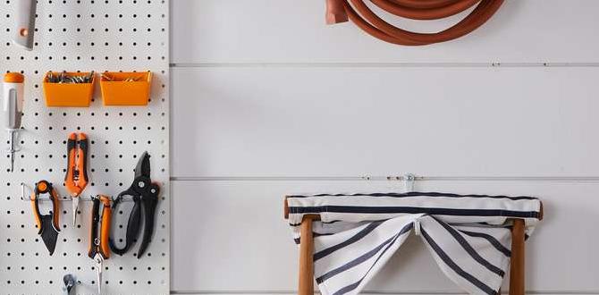 Maintenance and storage solutions gardening equipment for the elderly