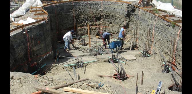 Materials and construction pools for gardens Materials and construction pools for gardens