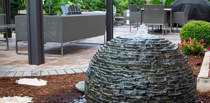 Materials used in outdoor fountains fountains for outside gardens
