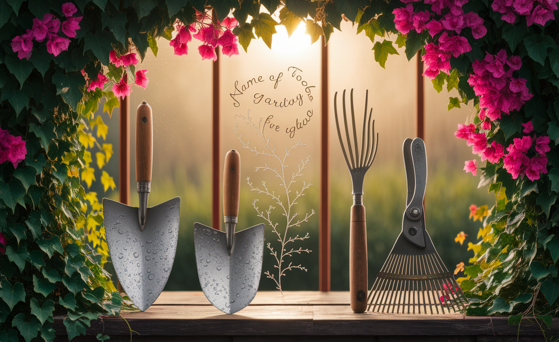 Name Of Tools For Gardening