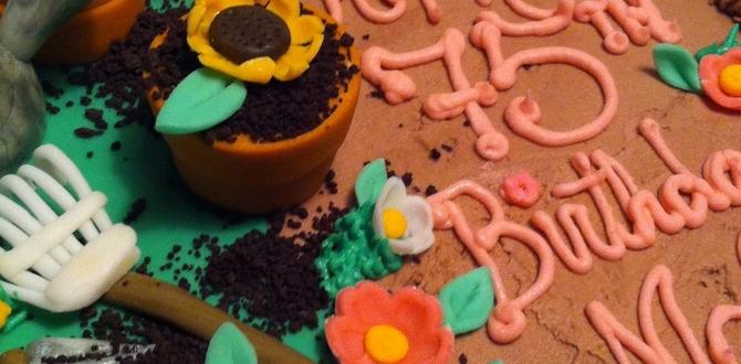 Personalizing the cake: adding a special touch for the gardener birthday cake for a gardener Personalizing the cake: adding a special touch for the gardener birthday cake for a gardener