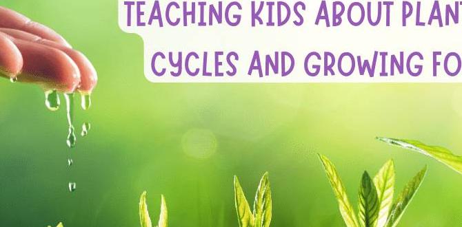 Teaching kids about plant life cycles gardening for kids Teaching kids about plant life cycles gardening for kids