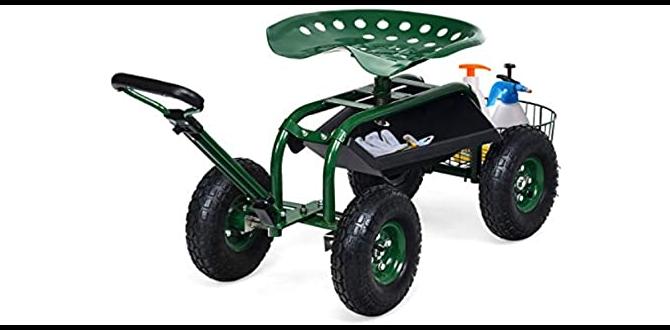 Types of gardening stools with wheels stool with wheels for gardening
