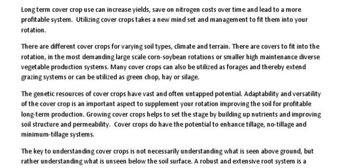 Understanding cover crops spring cover crops for vegetable gardens Understanding cover crops spring cover crops for vegetable gardens
