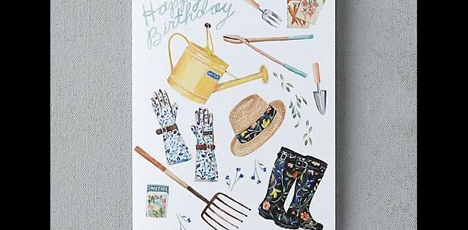 Understanding the gardener's personality birthday card for a gardener
