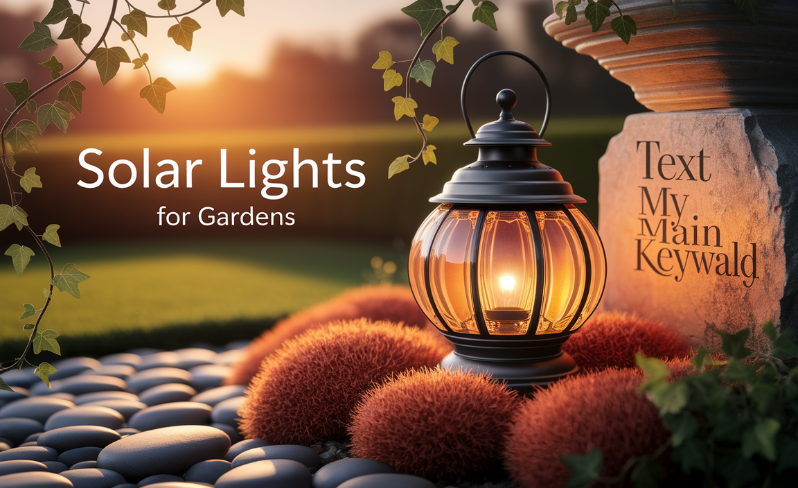 solar lights for gardens