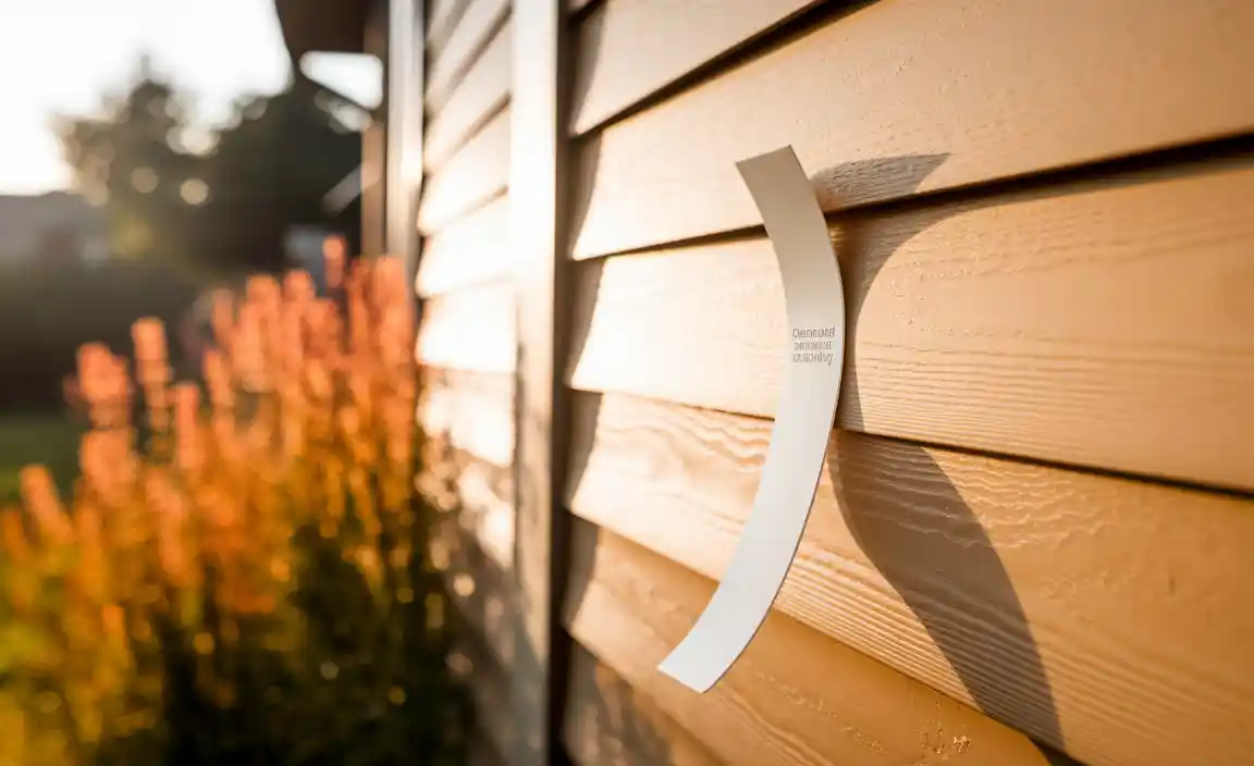 Applying Outdoor Command Strips to Vinyl Siding